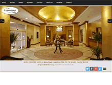 Tablet Screenshot of hotelexecutivesuites.com